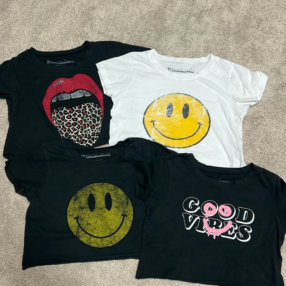 Bundle of Prince Peter crop tops